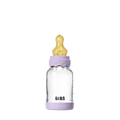 BIBS Glass Boheme Baby Bottle Round Latex 1Pack 120ml Slow Flow Violet Sky