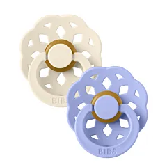 BIBS Boheme Latex Pacifier 2Pk - Ivory / Hush