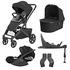 UPPAbaby Cruz V3 Complete Bundle with Cybex Cloud T Roatating Car Seat & Base 