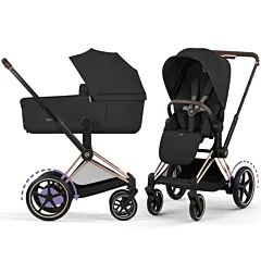 Cybex e-Priam 5 Comfort Rosegold Frame Sepia Black