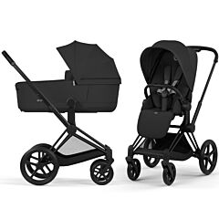 Cybex Priam 5 Comfort Pushchair & Cot Matt Black/Sepia Black 