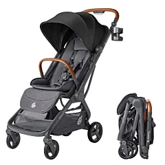 Ergobaby Metro 3 Deluxe Compact Stroller - Jet Black 