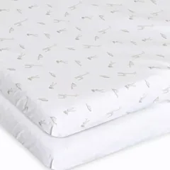 Chicco Next2Me Crib Cotton Shets 2Pack - Cloud 