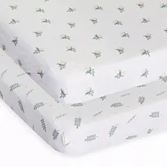 Chicco Next2Me Crib Bamboo Sheets 2Pack - Greenery