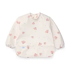 Loulou Lollipop Long Sleeve Bib - Sea Shell