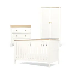 Mamas & Papas  Wedmore 3Piece Cotbed Range -  White / OAK