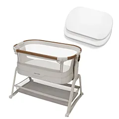 maxi cosi cribs maxi-cosi iora plus co-sleeper bassinet in elegance beige - Bella-Baby