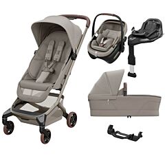 Maxi-Cosi Fame Cabin Pushchair Bundle with Maxi-Cosi Coral Slide Pro Car Seat & Base 