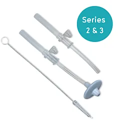 Tum Tum Straws And Brush - Small Cups