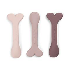 Silicone Baby Spoon 3-pack Wally - Powder