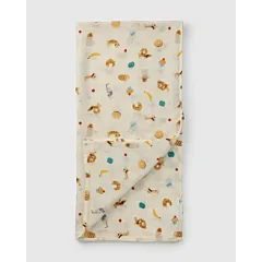 Loulou Muslin Swaddle - French Breakfast 