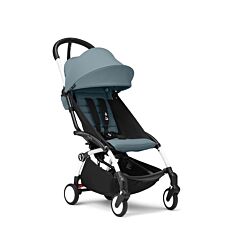 Stokke YOYO³ Stroller from 6 Months  White with Aqua