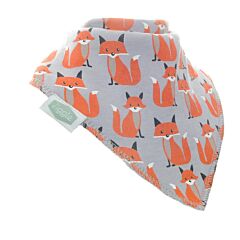 Ziggle Soft Bandana Bib -  Foxes 